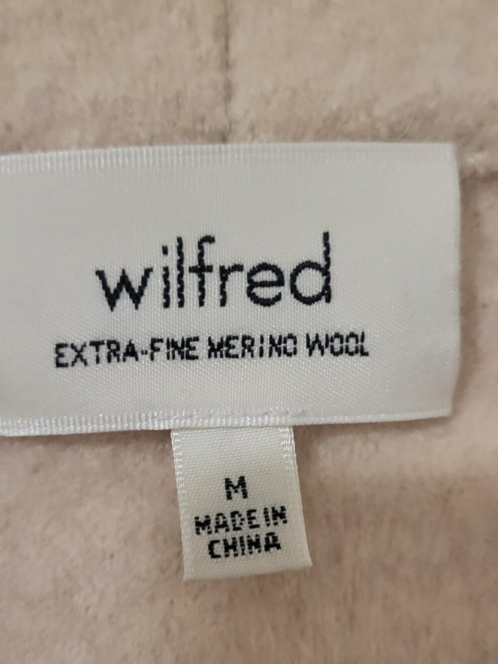 Wilfred Aritzia Thais Cardigan - 100% Merino Wool - Birch - Medium - Picture 6 of 8